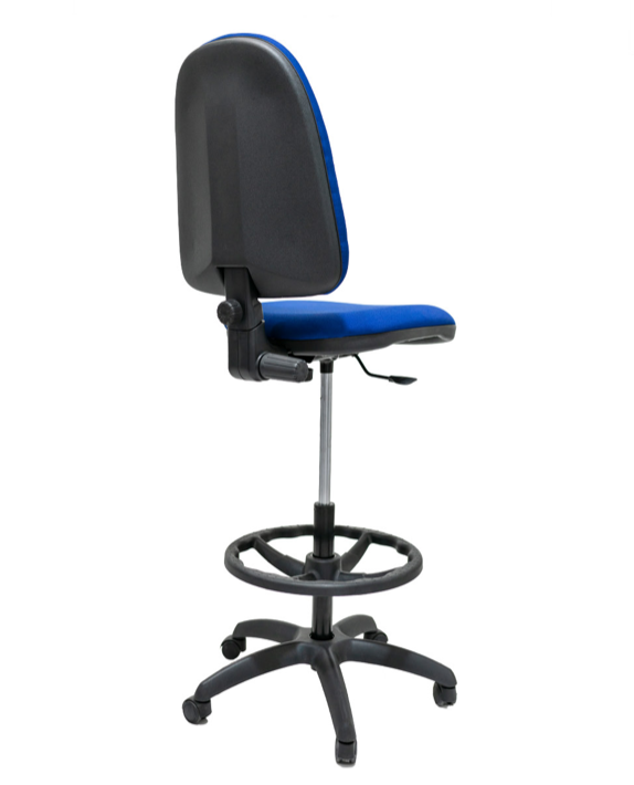 Tabouret B-line repose pied Chromé / plastic + base plastic